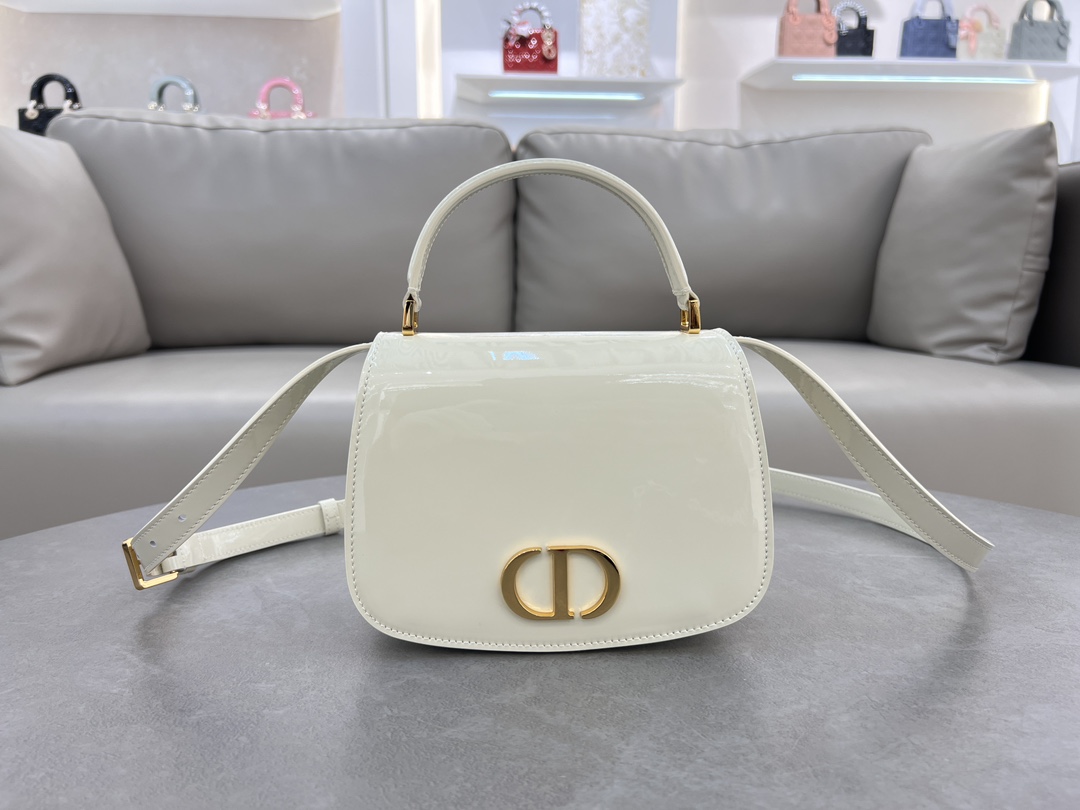 TOP Christian Dior Medium 30 Montaigne Avenue Top Handle Bag 19×12×6 cm -2 Colors