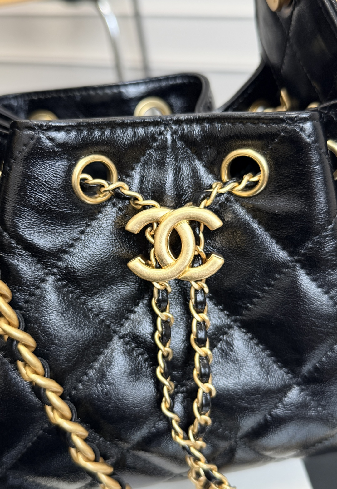 TOP CHANEL Mini Hobo Bag 𝟐𝟎*𝟐𝟐*𝟏𝟐.𝟓𝐜𝐦 - Black
