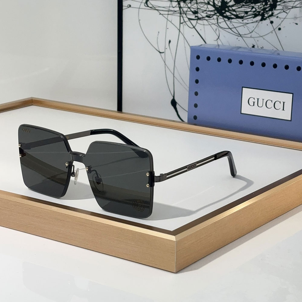 Gucci Stylish Frameless Design  sunglasses Top quality （Replica）
