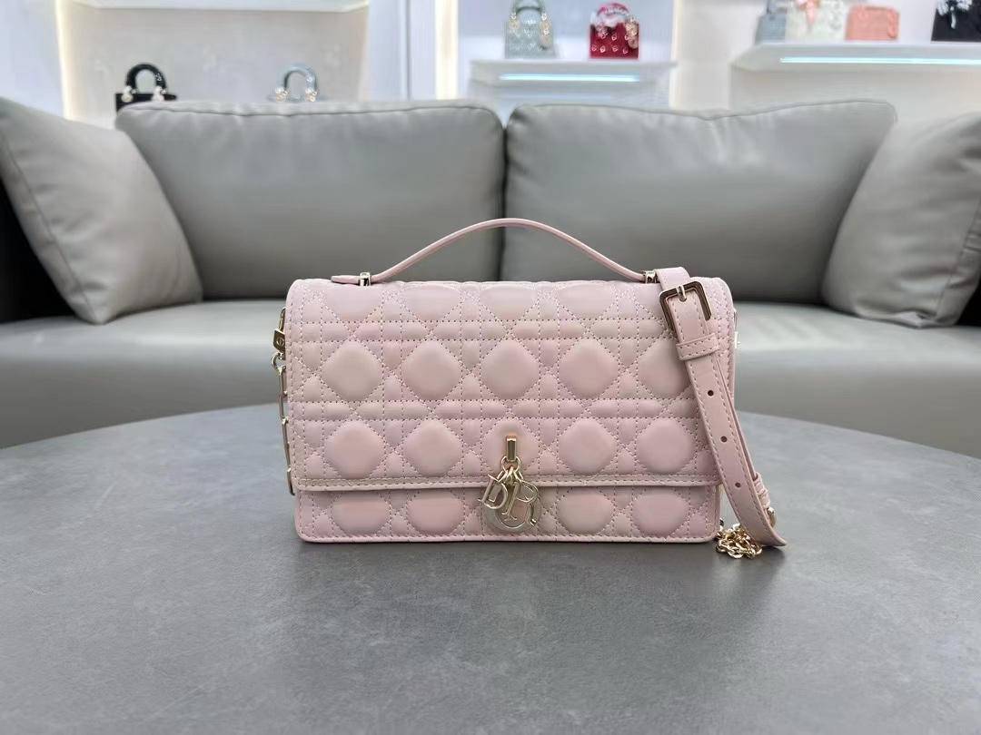 TOP Christian Dior Miss Bag Lambskin Leather 24x14x7.5cm - 5 Color