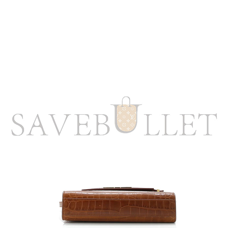 YSL MANHATTAN SMALL IN CROCODILE 675626AAAOH2591 (24*18*6cm)