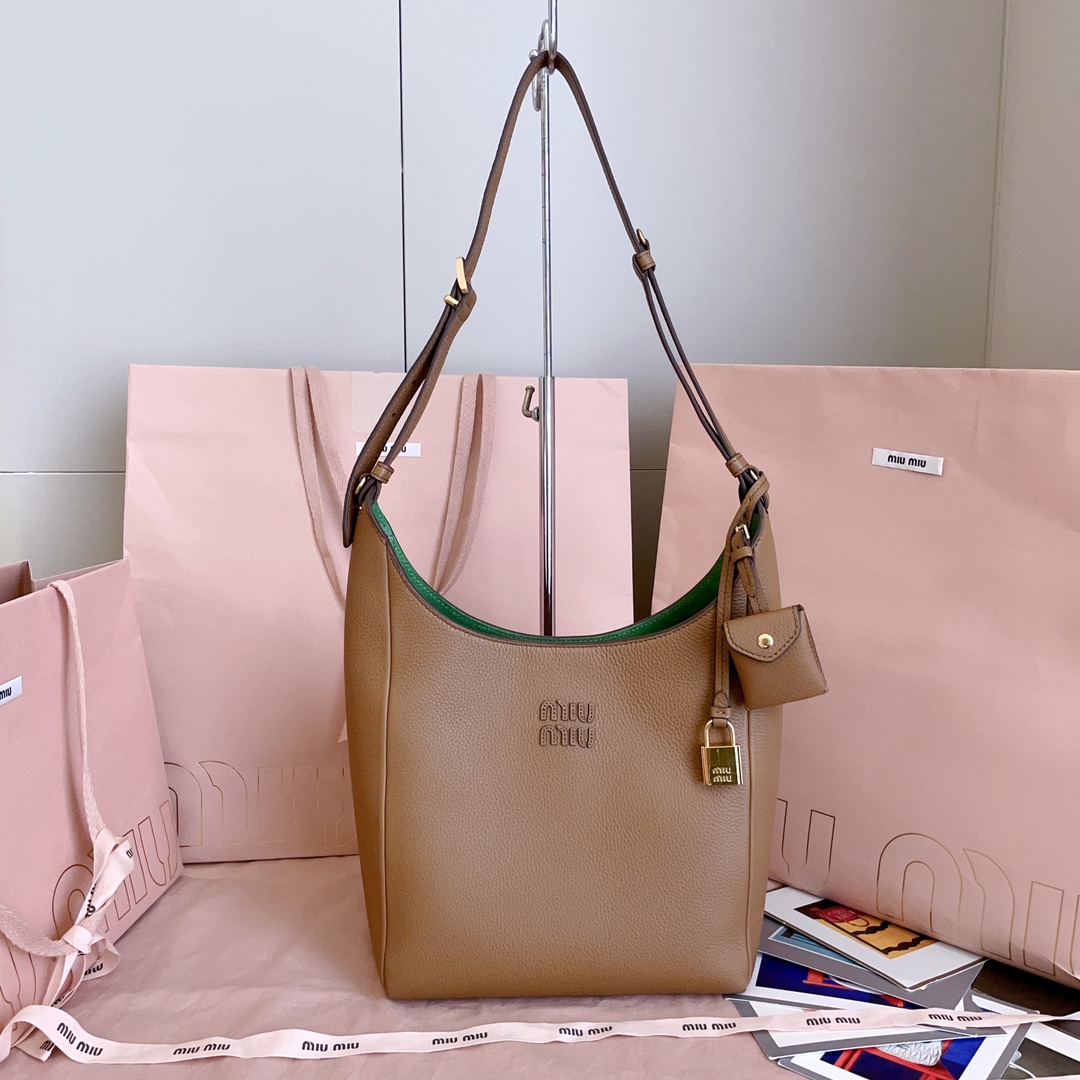 TOP Miu Miu Tote Bag  28X 22.5X 12cm - Brown