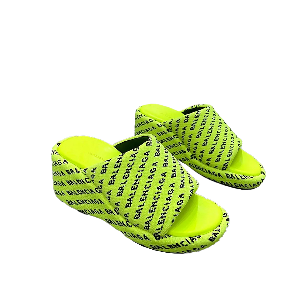 Balenciaga  Chunky Heel Sandals Slide Sandal(Replica)
