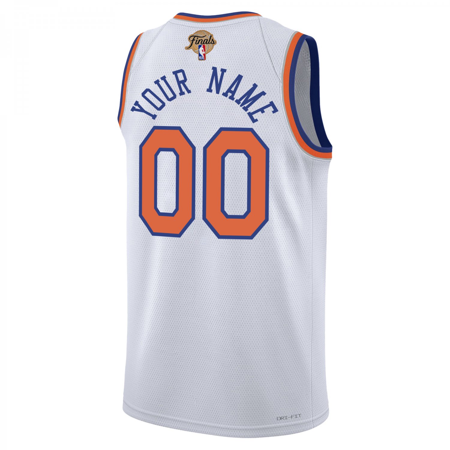 Custom New York Knicks 2026 Finals Jersey - White