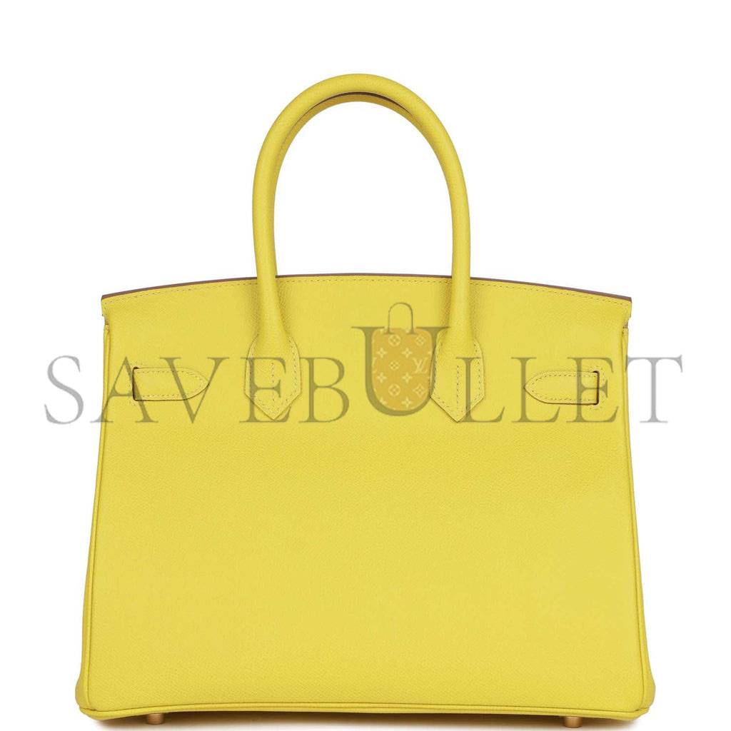 HERMES BIRKIN 30 EPSOM GOLD HARDWARE (30*22*16cm)