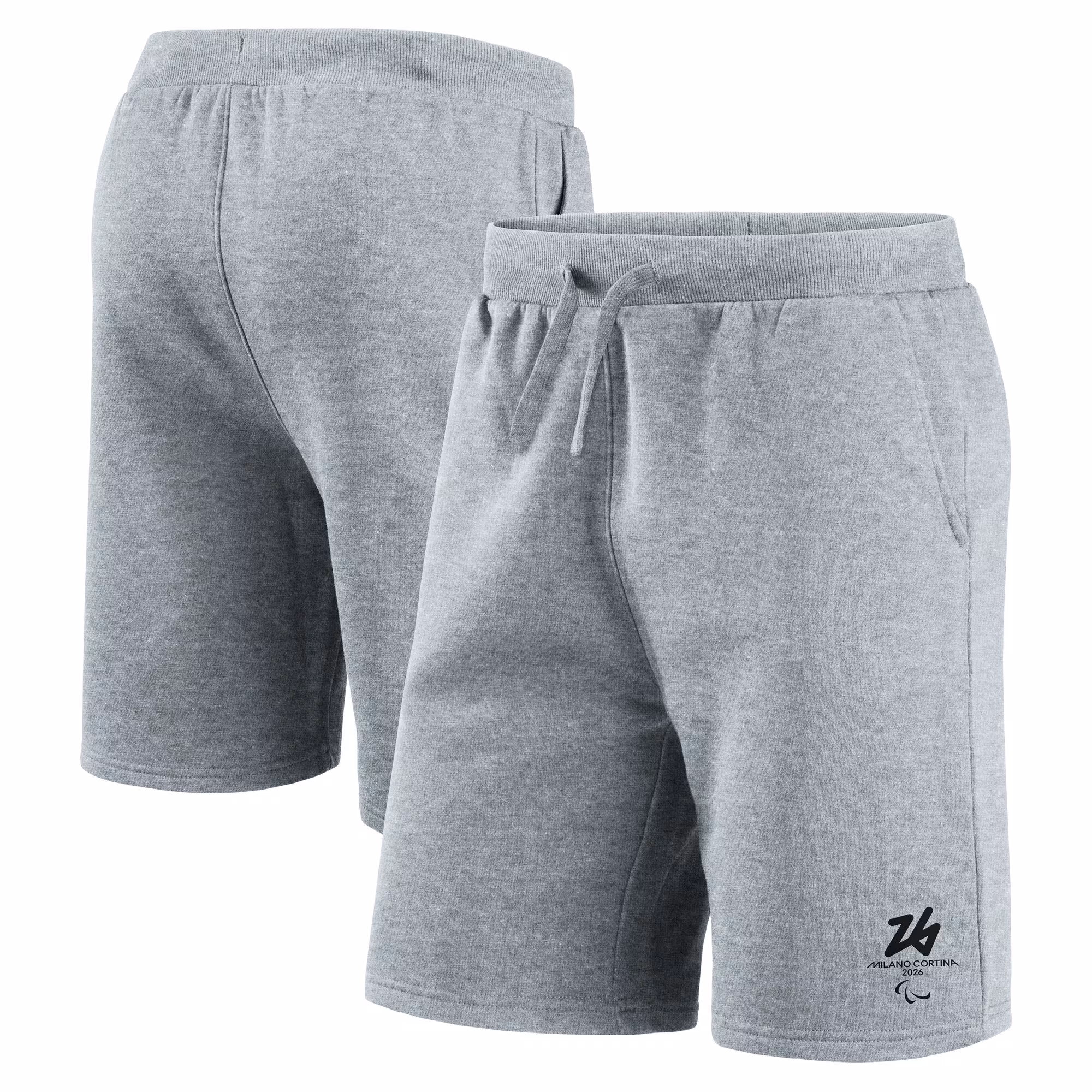 Milano Cortina 2026 Paralympics Primary Logo Sweat Short - Grey