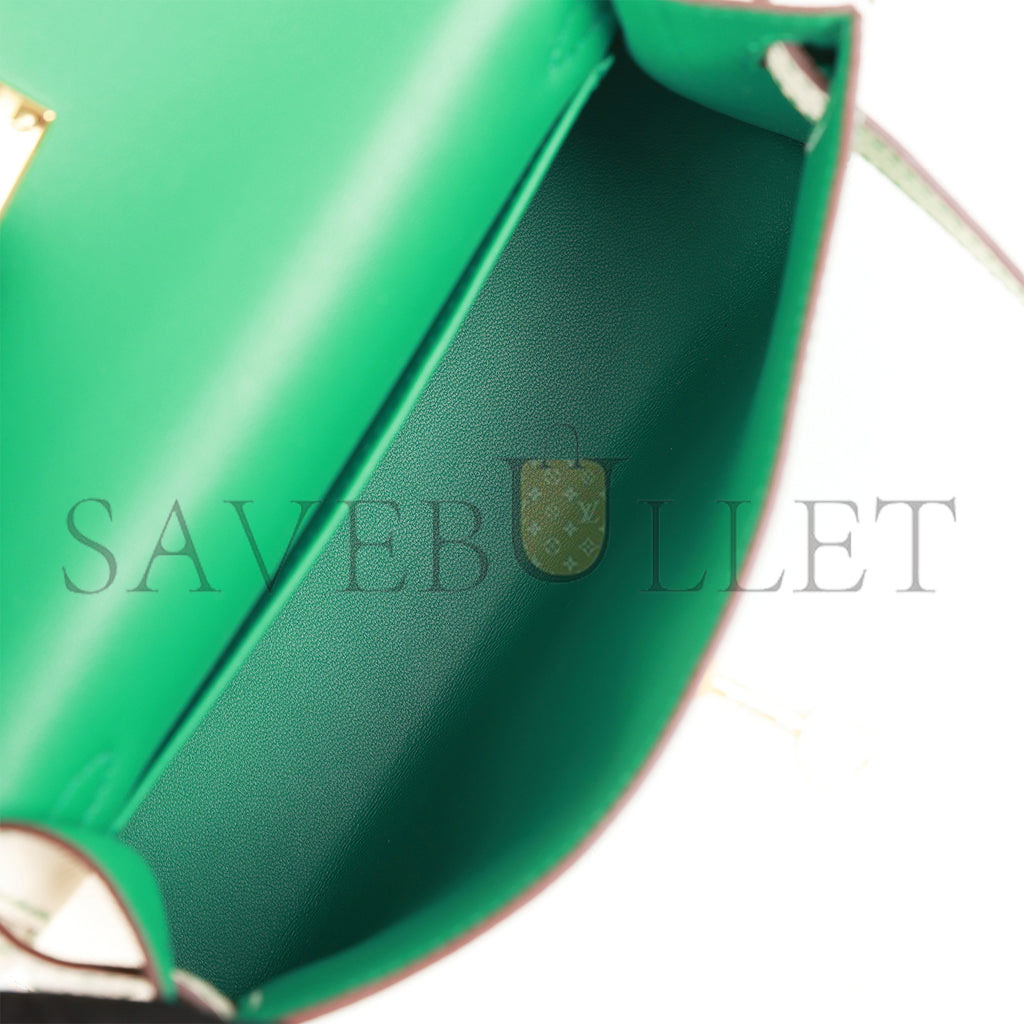 HERMES MINI KELLY EPSOM GOLD HARDWARE (19*12*5.5cm)