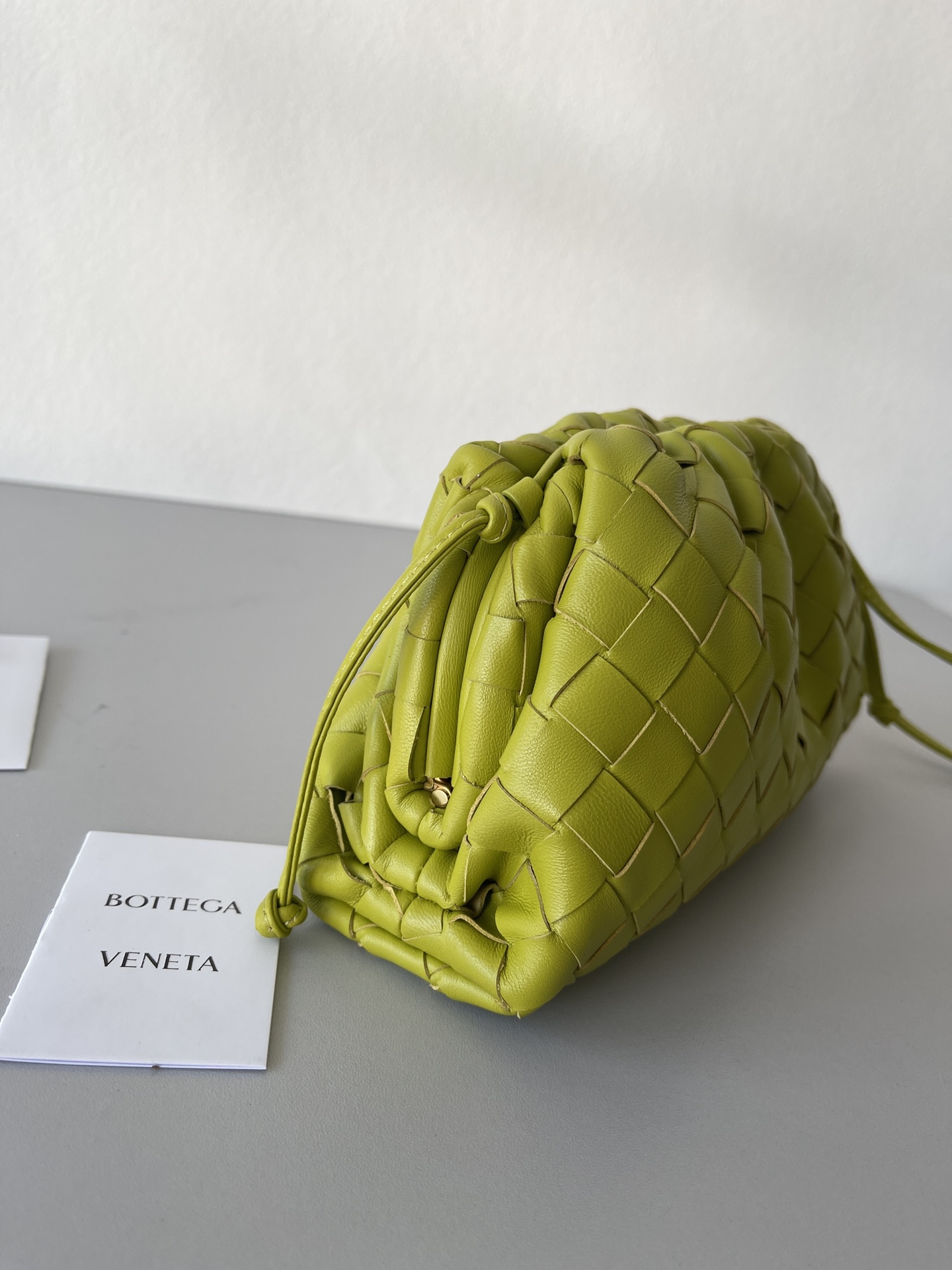 TOP Bottega Veneta BV Mini Pouch Bags - Green