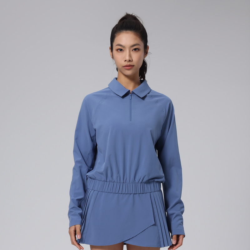 Womens Tennis 1/4 Zip Pullover
