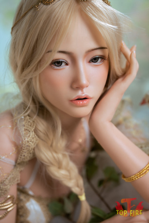 164cm/5ft5 B-cup Blonde Full Silicone Sex Doll - T57 Victoria
