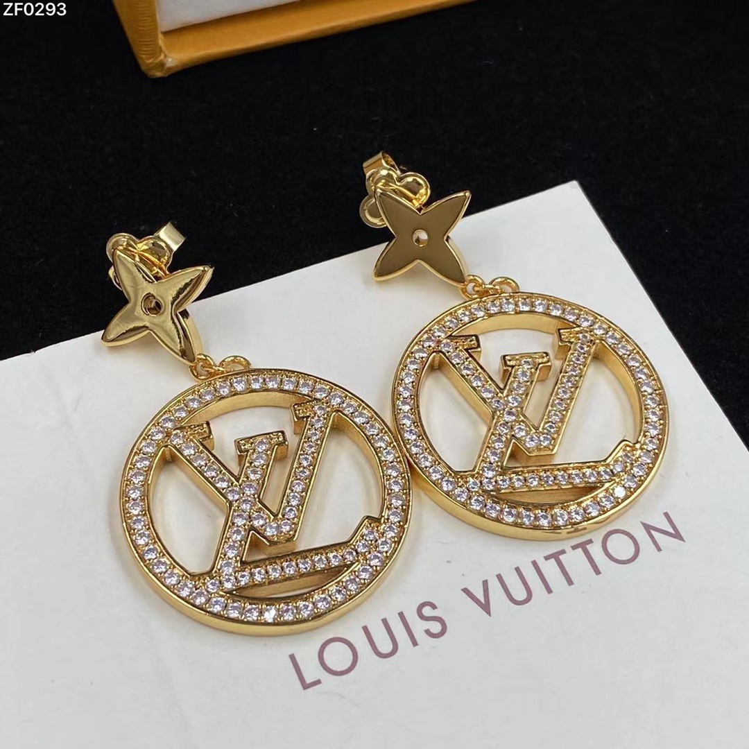 TOP Louis Vuitton LV Round Hoops Earrings