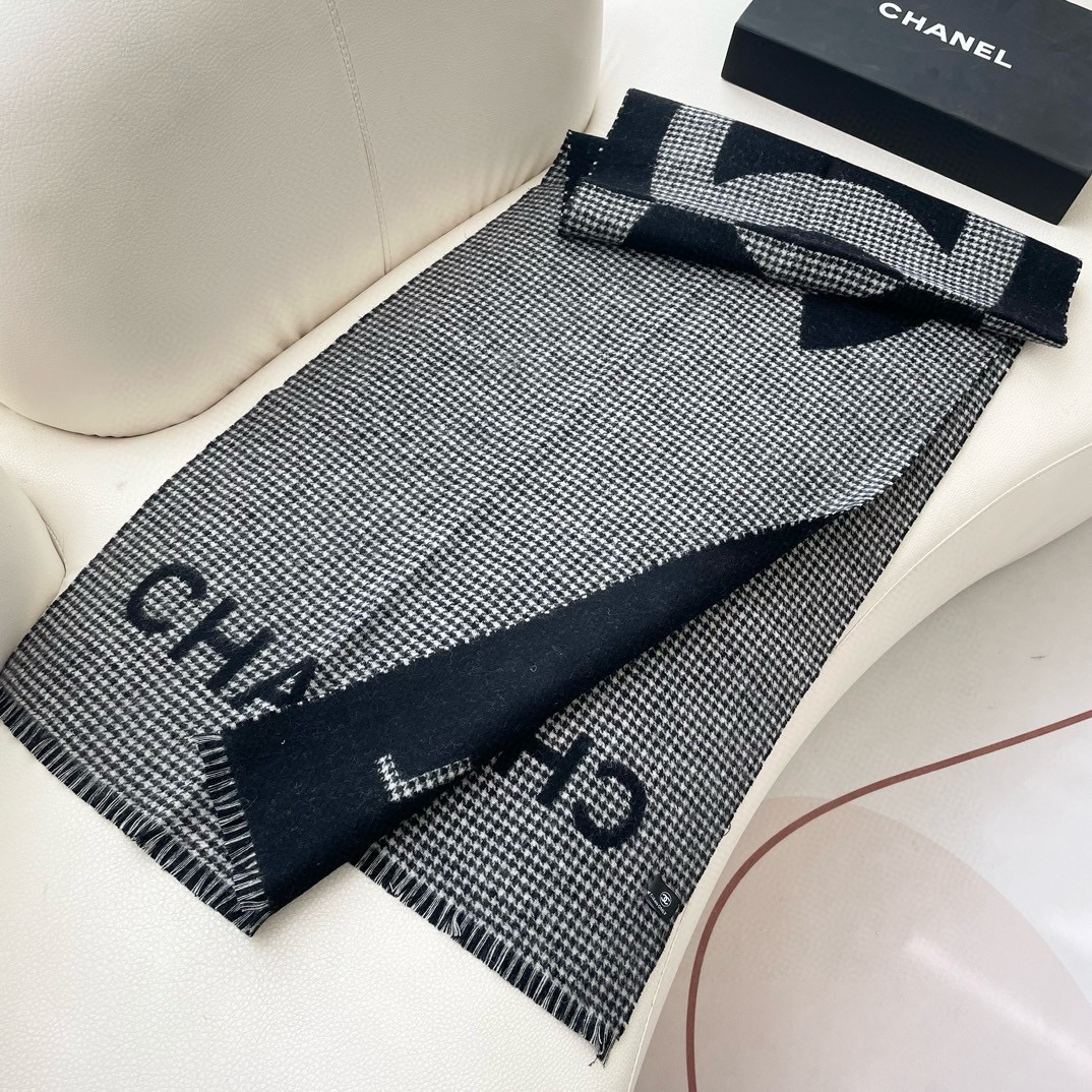 TOP CHANEL CC Scarf 45*185cm - 2 Colors