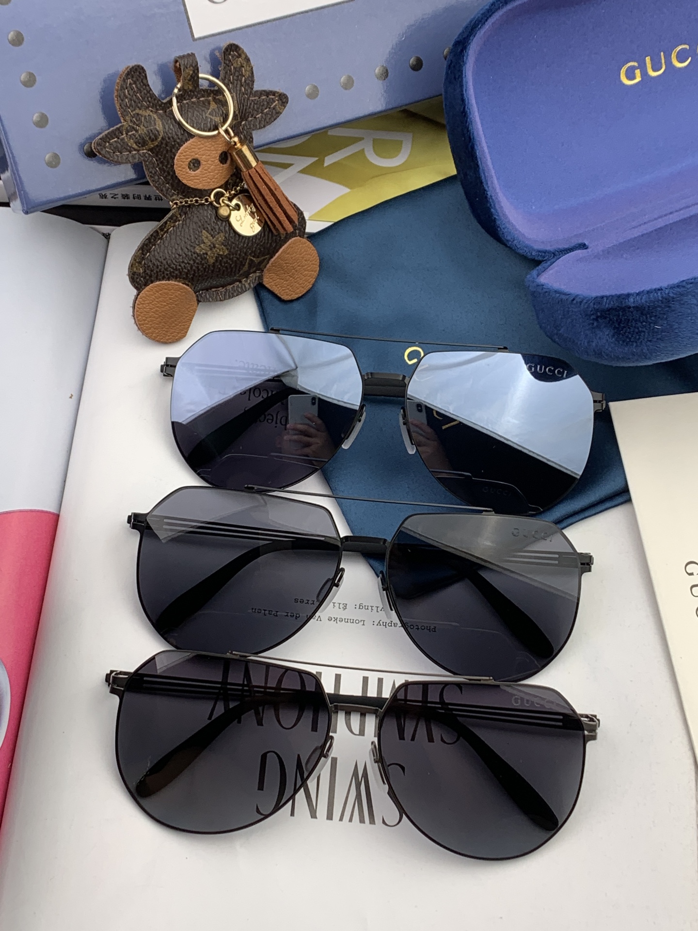 TOP GUCCI New Style Sunglasses For Men And Women - 3 Colors