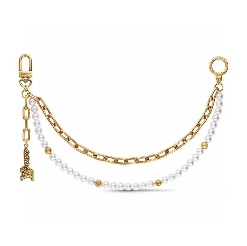 TOP Louis Vuitton LV Belt Chain and Bag Charm Collection - 3 Colors