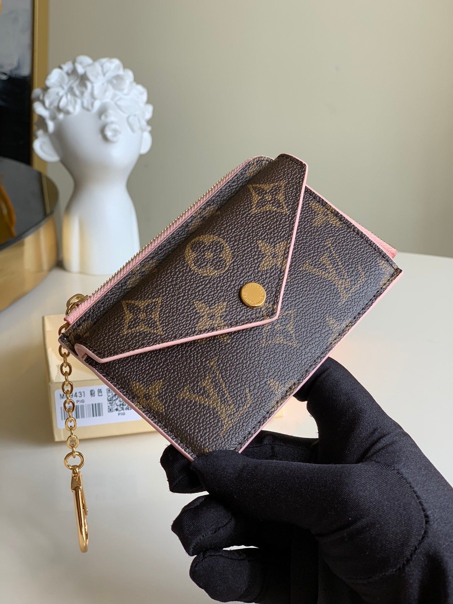 TOP Louis Vuitton LV LV Compact Key Wallet - Monogram