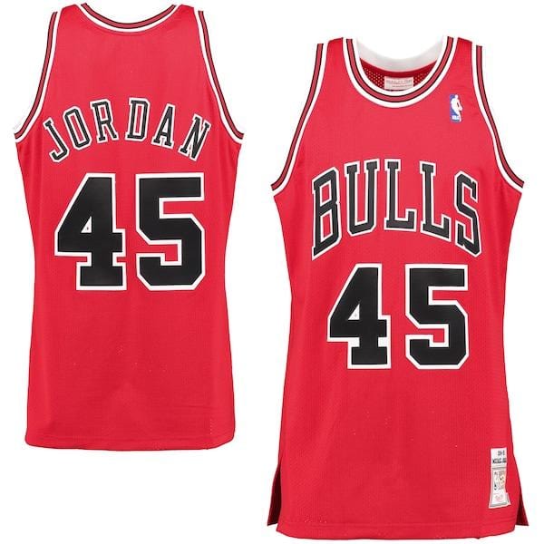 Michael Jordan #45 Chicago Bulls Throwback Jersey