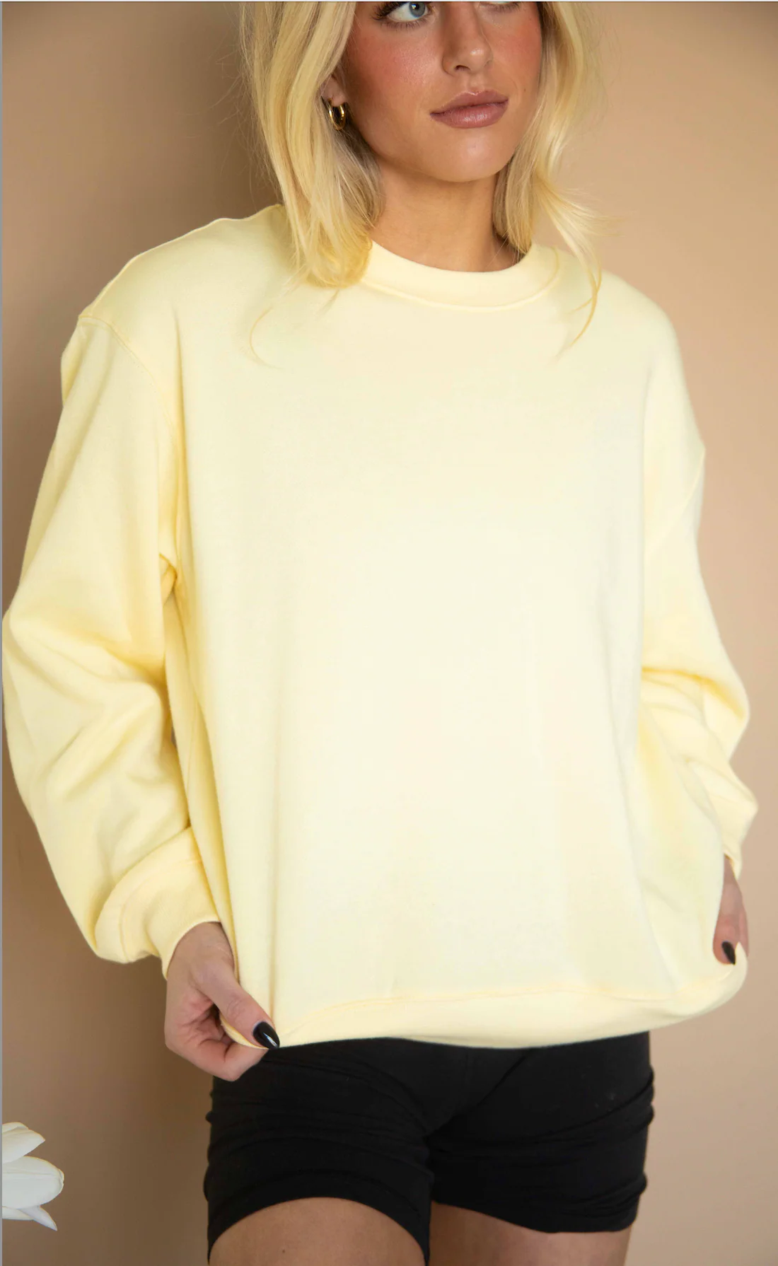 z supply: boyfriend sweatshirt - sunnyside