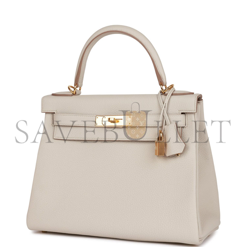 HERMES KELLY 28 TOGO GOLD HARDWARE (28*22*10cm)