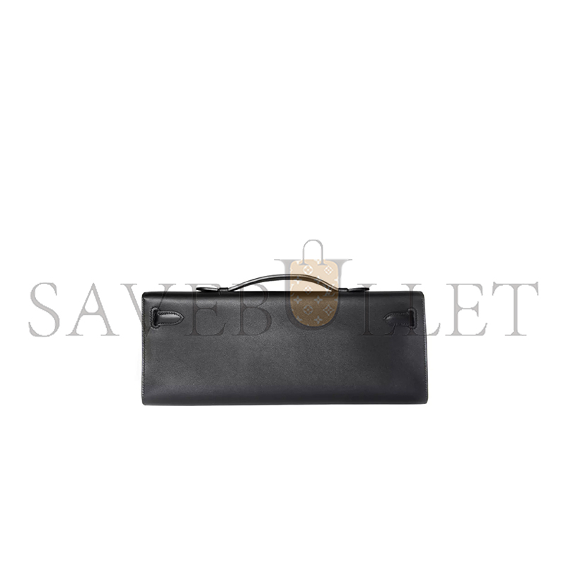 HERMÈS KELLY CUT POCHETTE SWIFT BLACK (31*13*2.5cm)