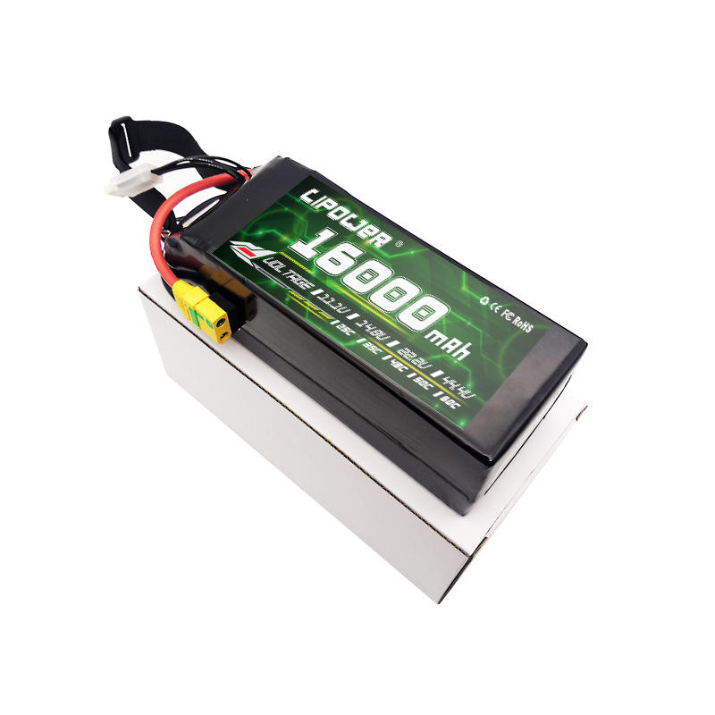 LIPOWER Semi-Solid-State 6S Drone Battery 22.2V 16000mAh 10C 25C Soft Case - lipowbattery