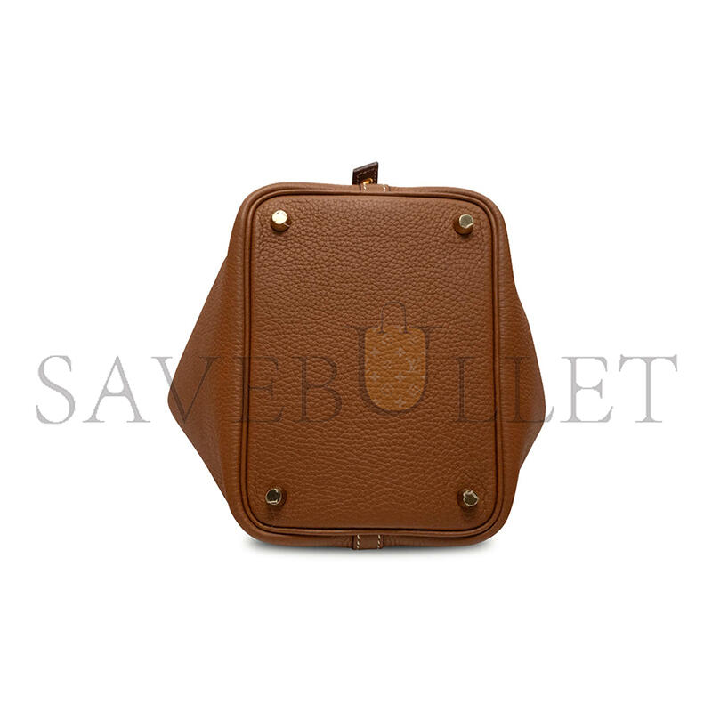 HERMÈS PICOTIN 18 GOLD CLEMENCE (18*18*13cm)