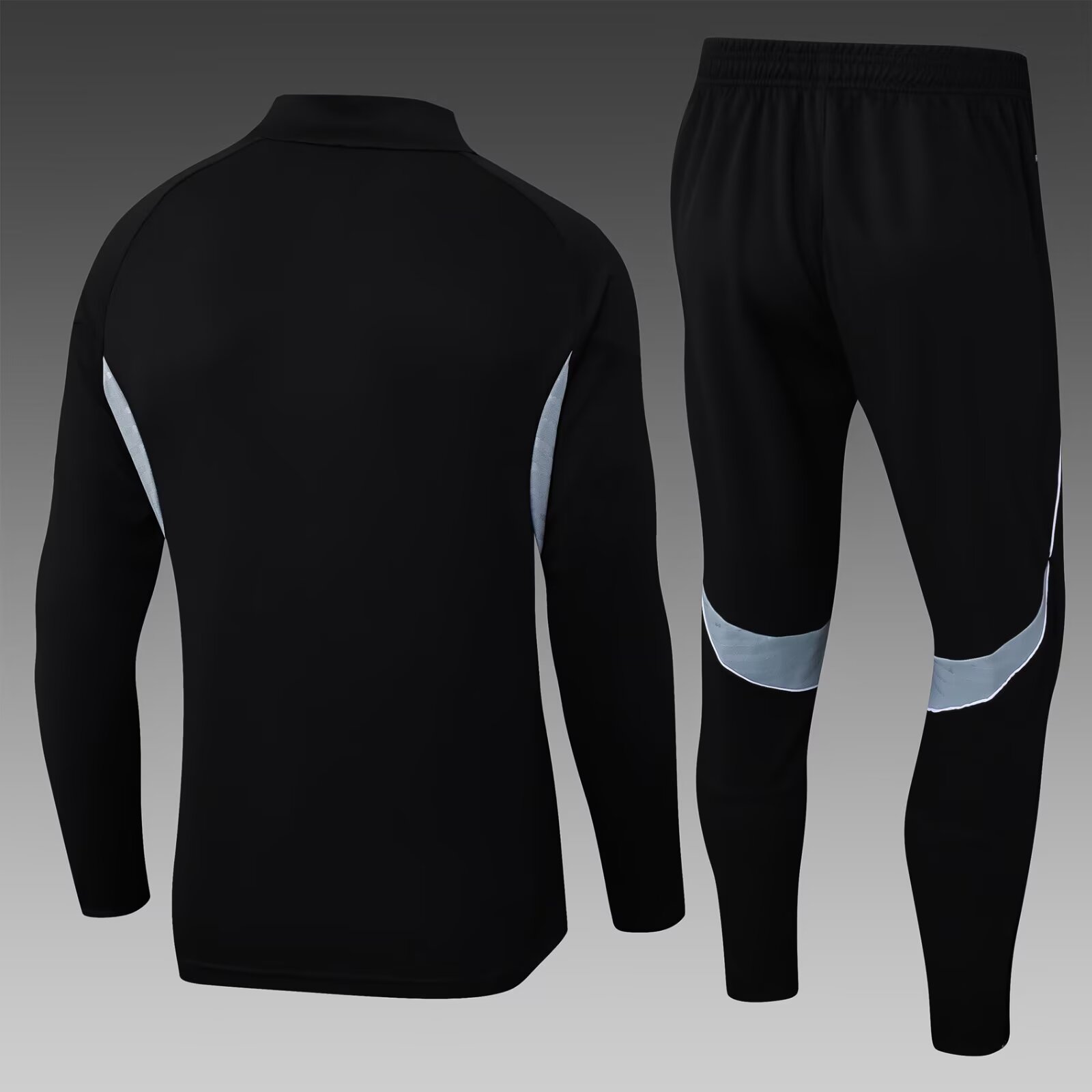 2025/2026 Inter Miami Half-Pull Training Suit Black Soccer Jersey 1:1 Thai Quality Set