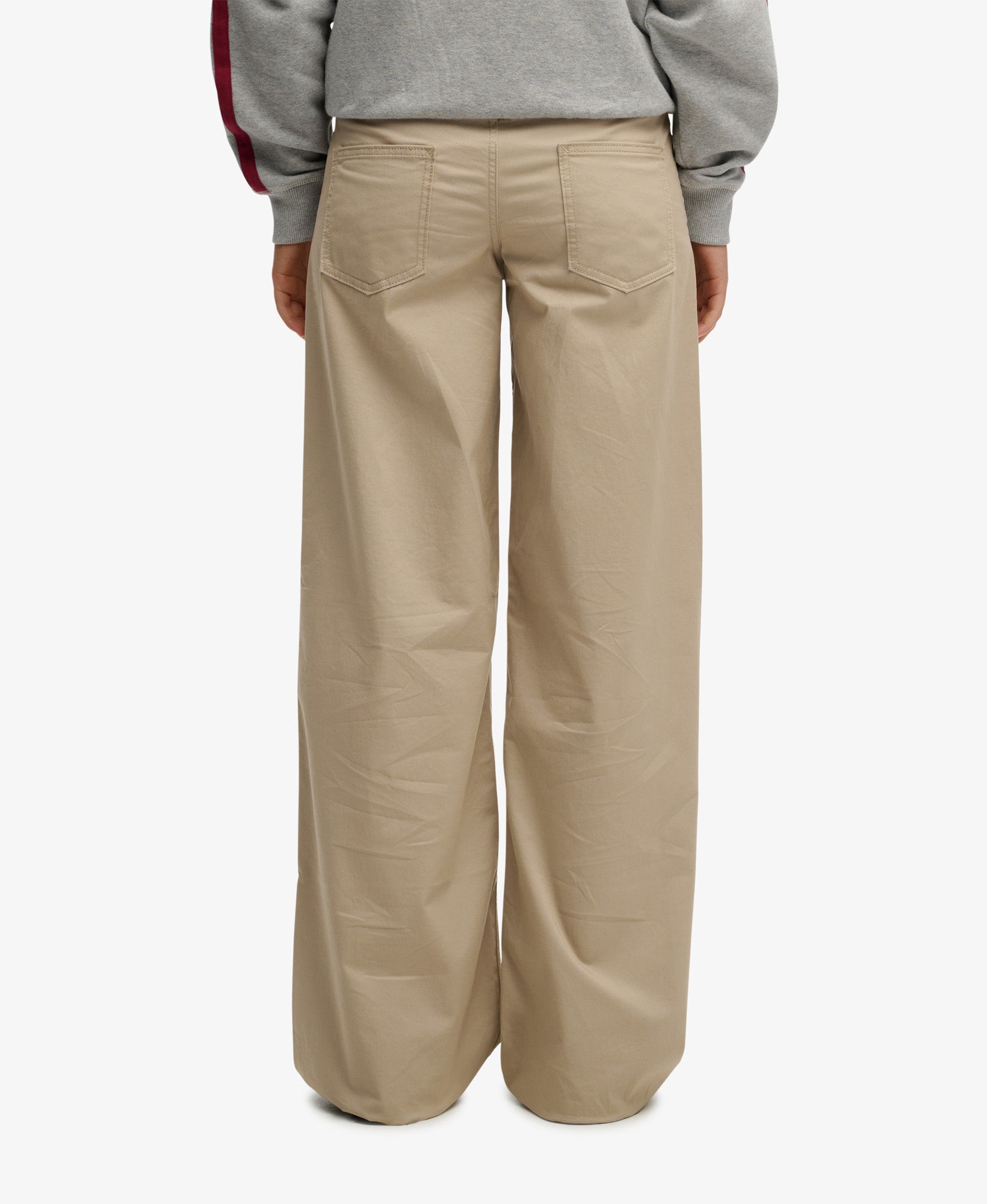 Mid Rise Baggy Chino | Cobblestone Grey 30