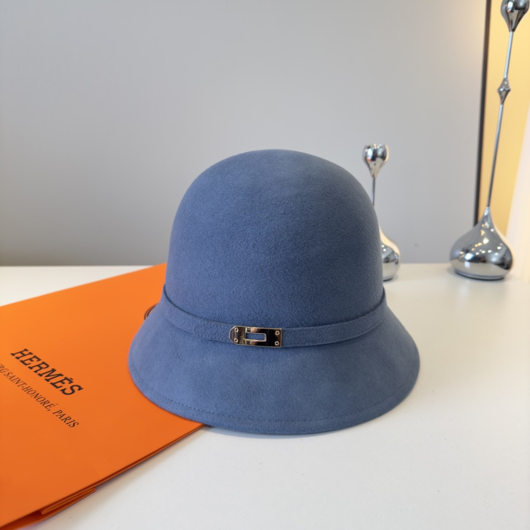 TOP HERMES Cashmere Hat - 2 Colors