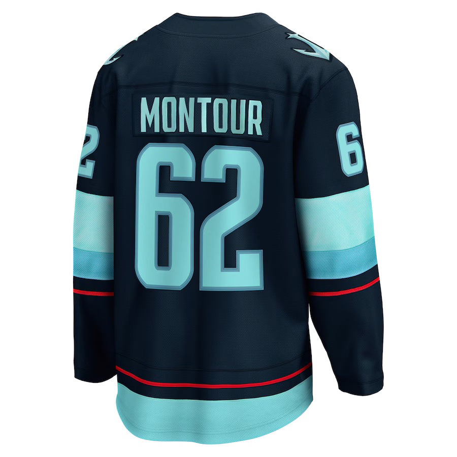 Brandon Montour Seattle Kraken NHL Fanatics Breakaway Home Jersey