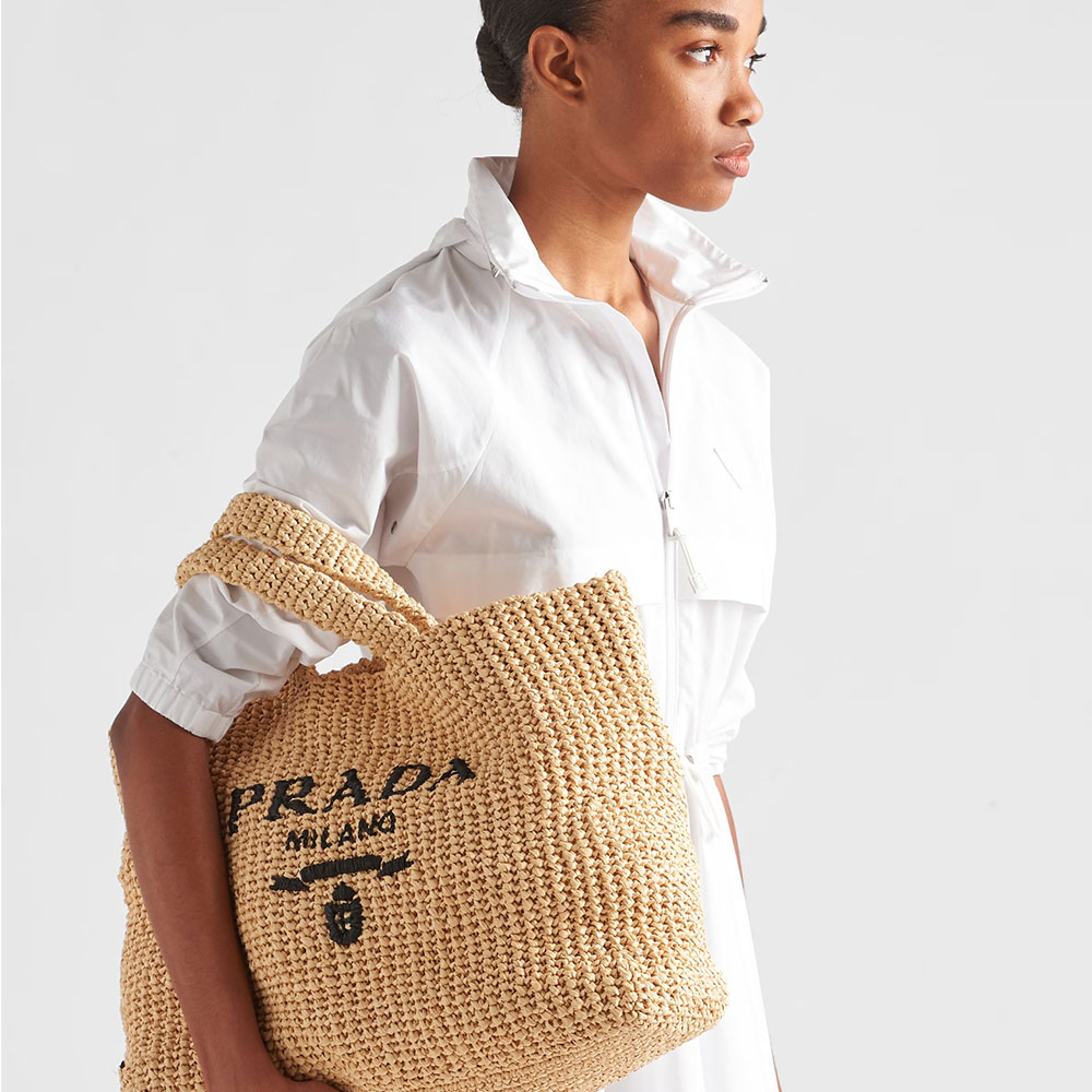 PRADA Crochet tote bag(Replica)