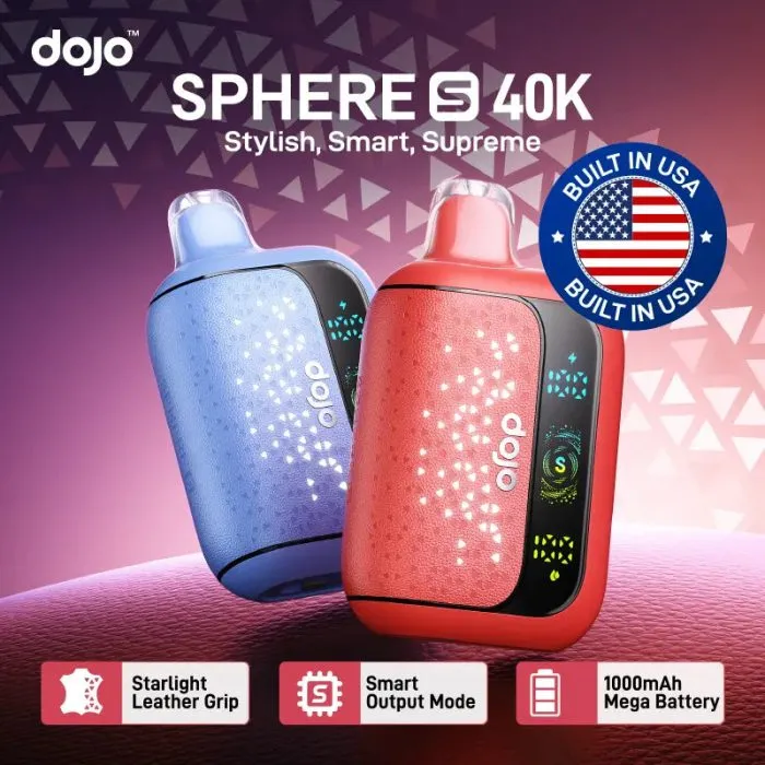 DOJO Sphere S 40K Disposable Vape (5%, 40000 Puffs)  (Made in USA)