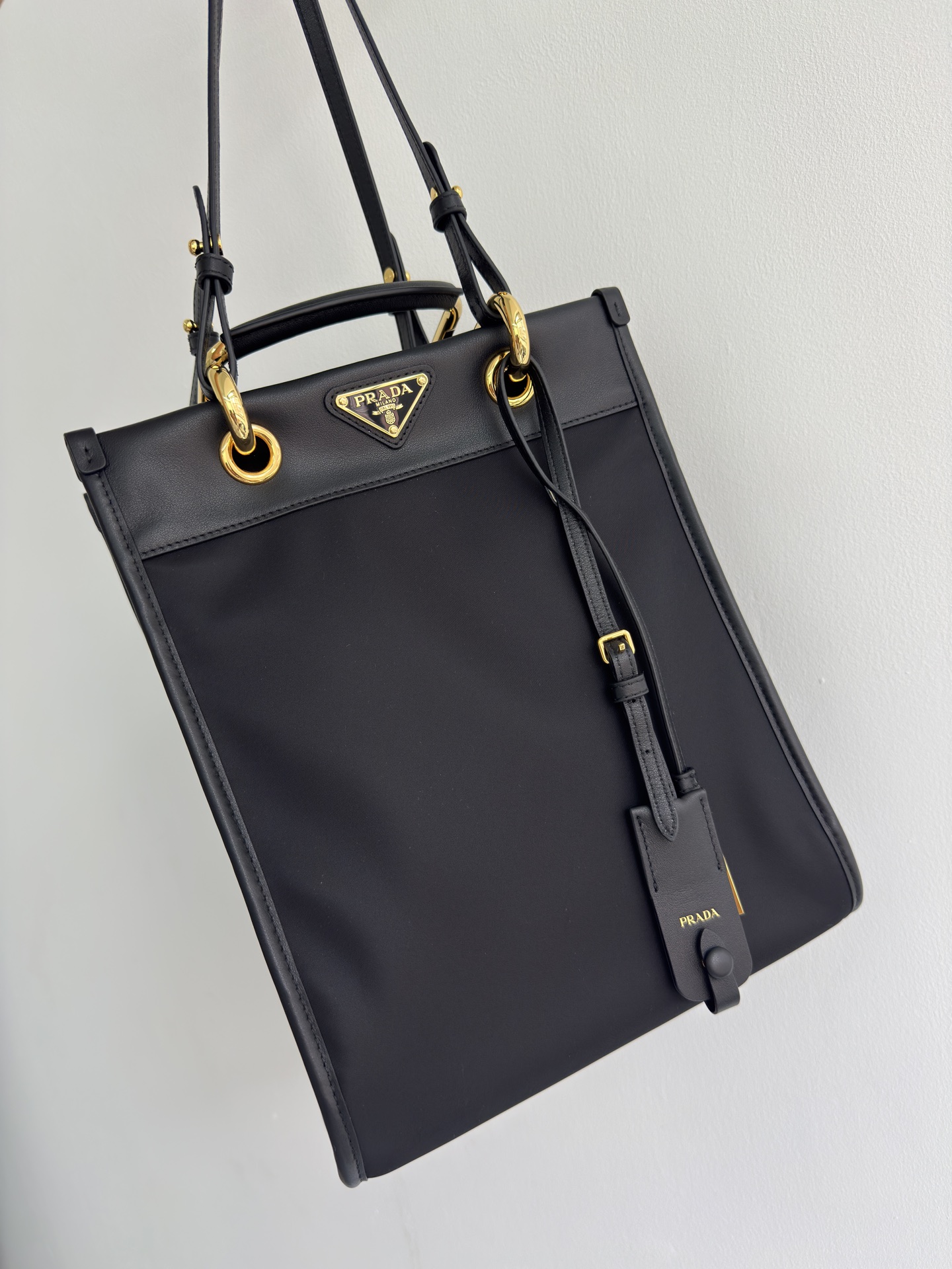 TOP PRADA Nylon Hobo Bag 23x28.5x15cm - 2 Color