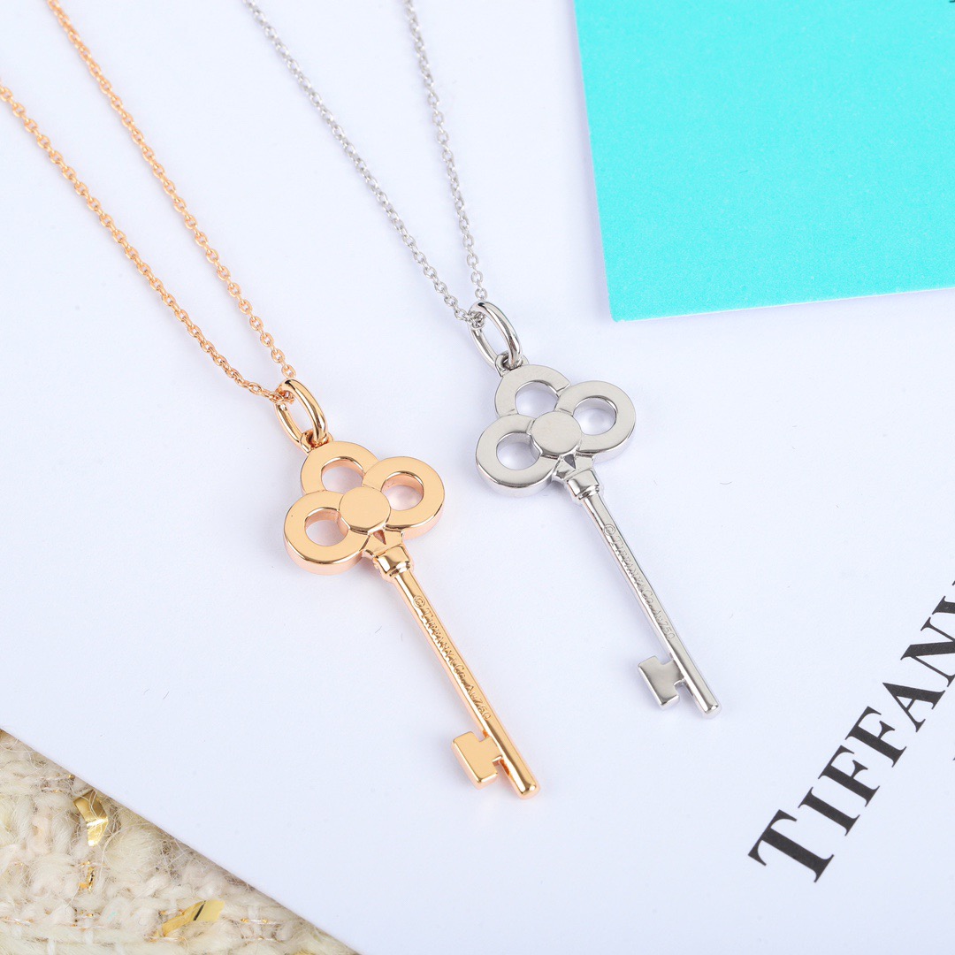 TOP Tiffany & Co. Key Necklace - 2 Color