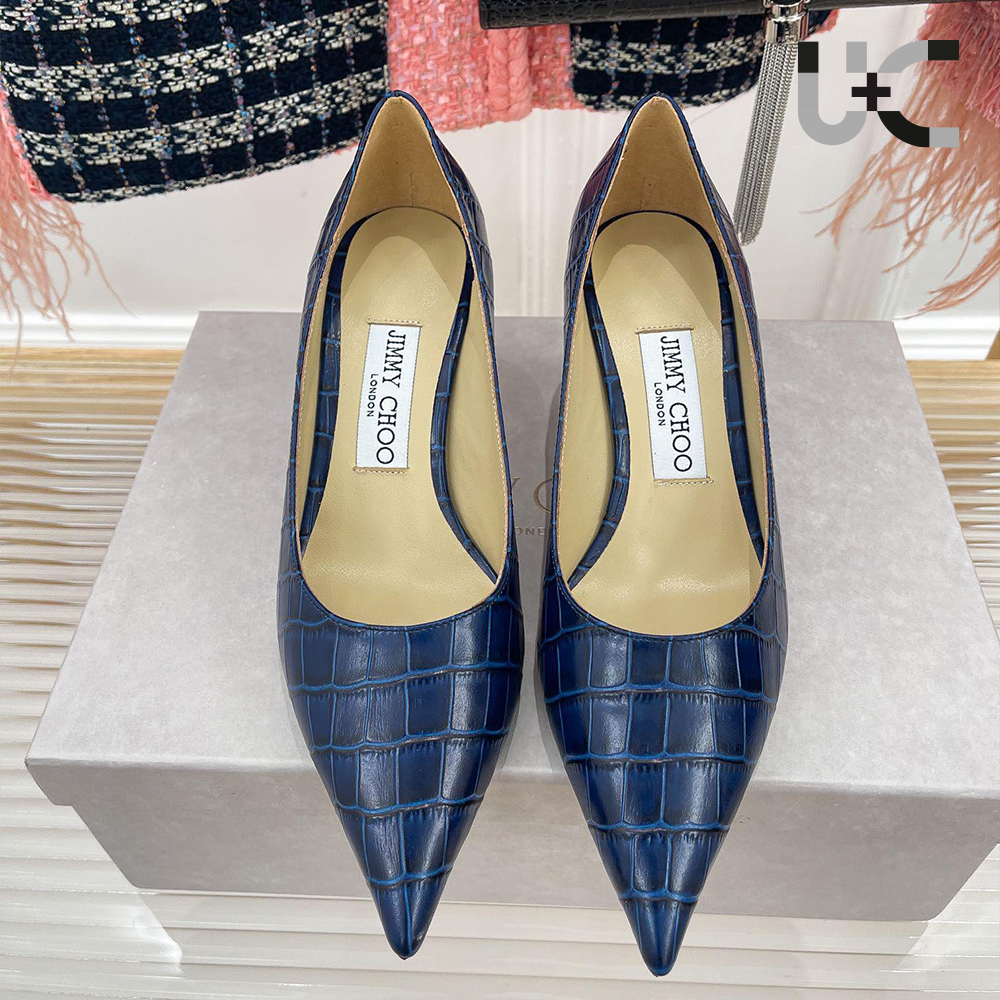 Jimmy Choo Classic Stone Print Heels (Replica)