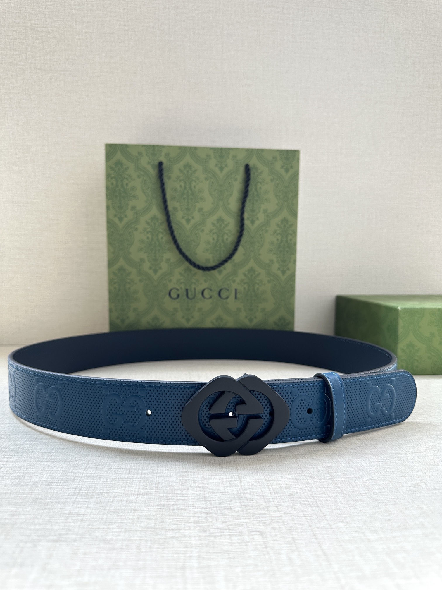 TOP GUCCI GG Belt - 4.0cm