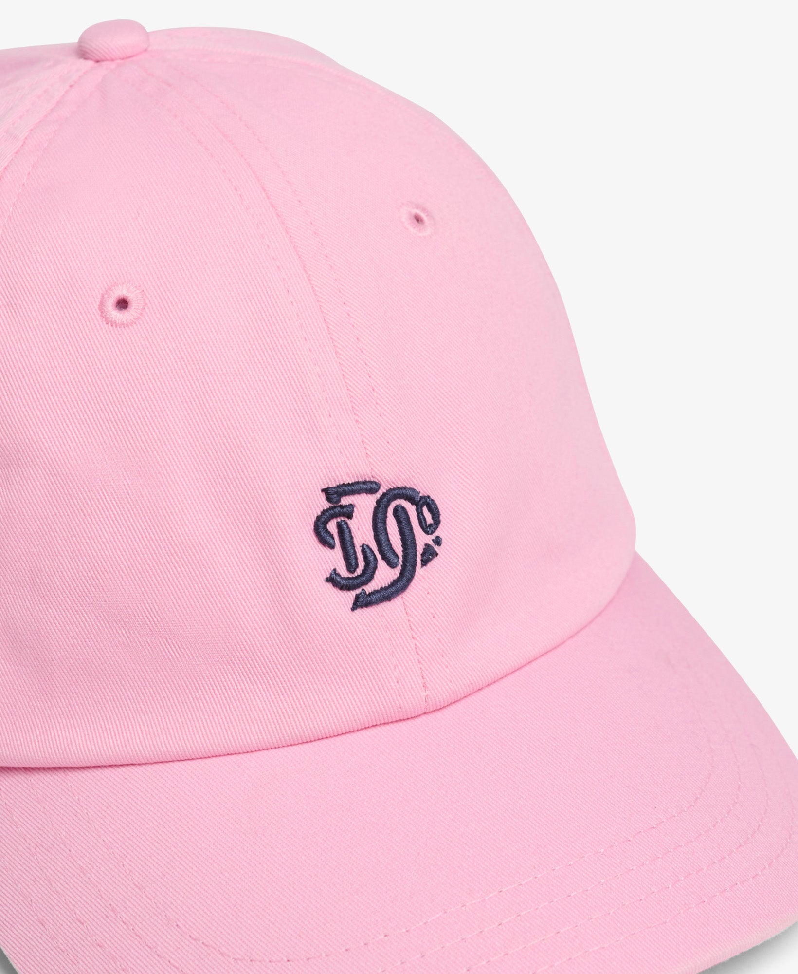 Monogram Embroidered Baseball Cap | Prep Pink