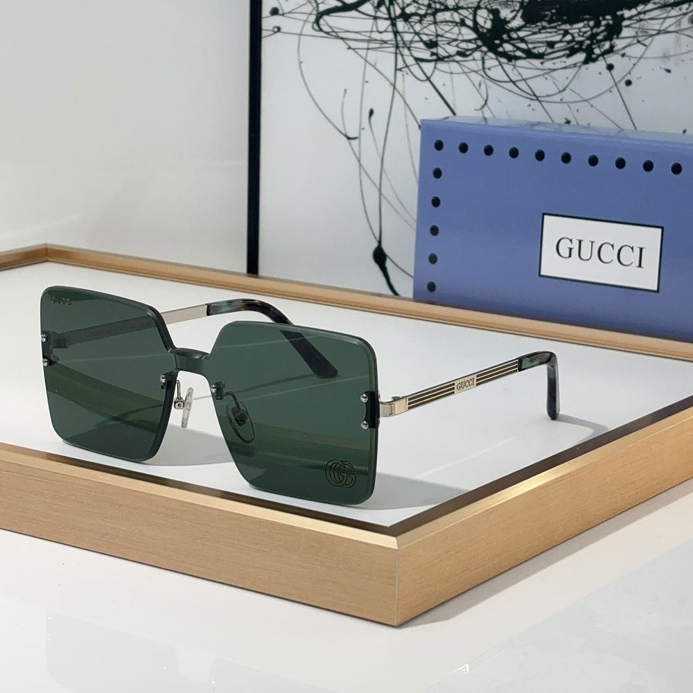 Gucci Stylish Frameless Design  sunglasses Top quality （Replica）