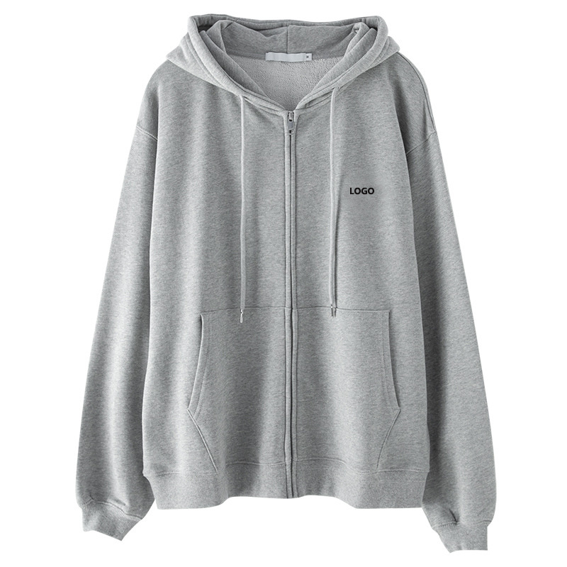 Womens Heavyweight Hoodies, Full Zip Front Sweatshirt