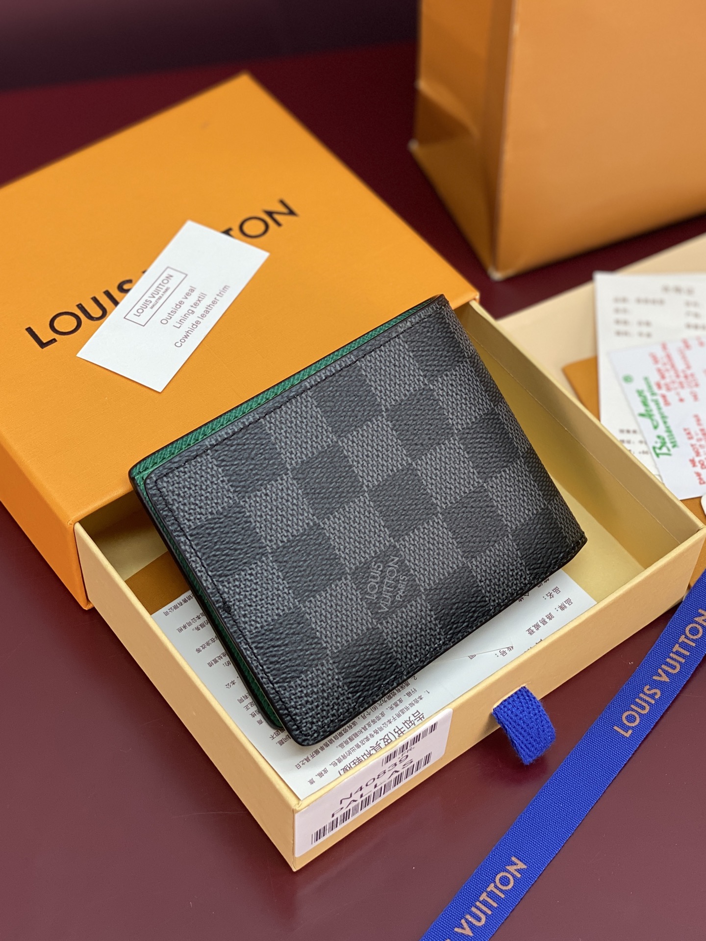 TOP Louis Vuitton LV Monogram  Wallet 12/9cm - Black