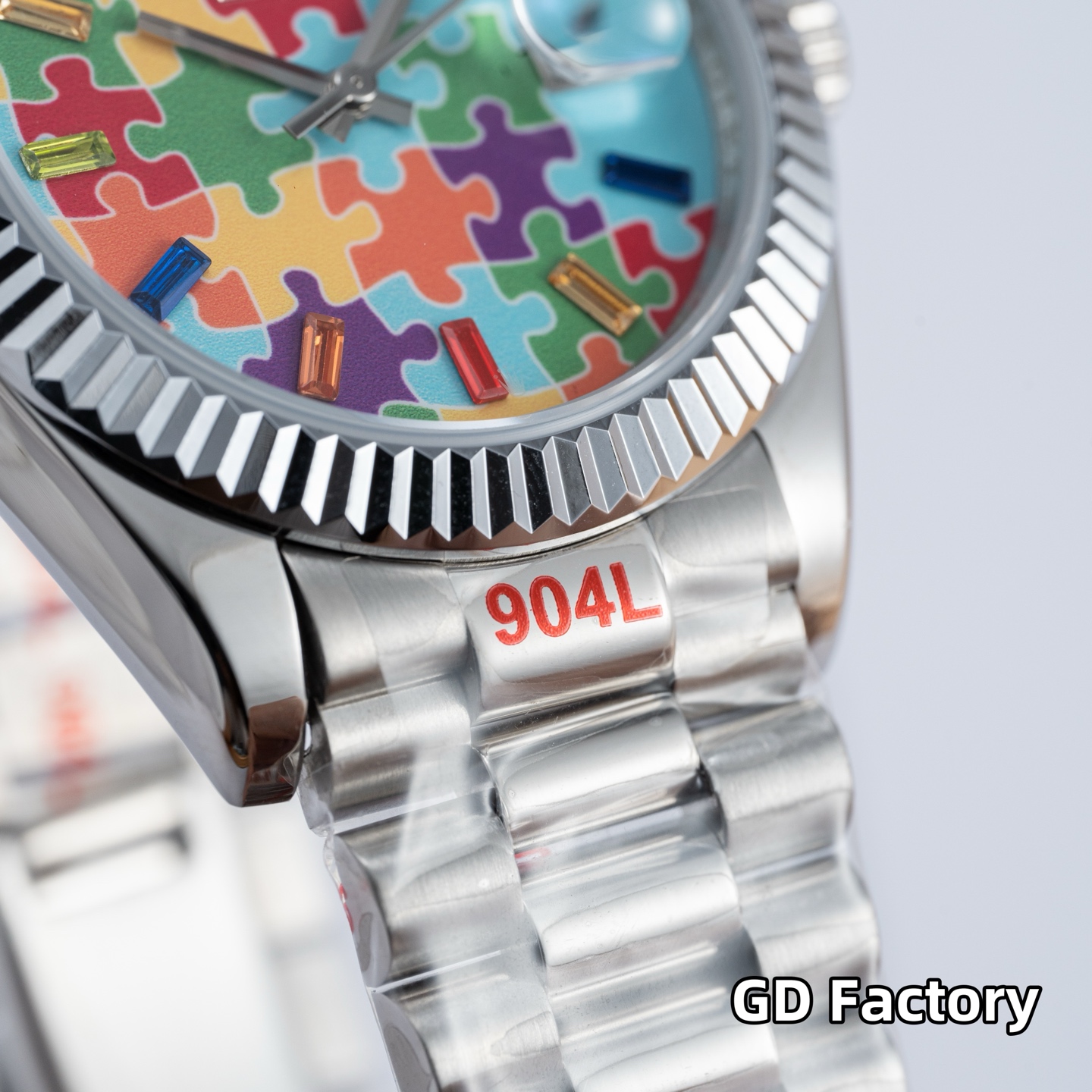 TOP ROLEX Men's Watch 40mm - Blue