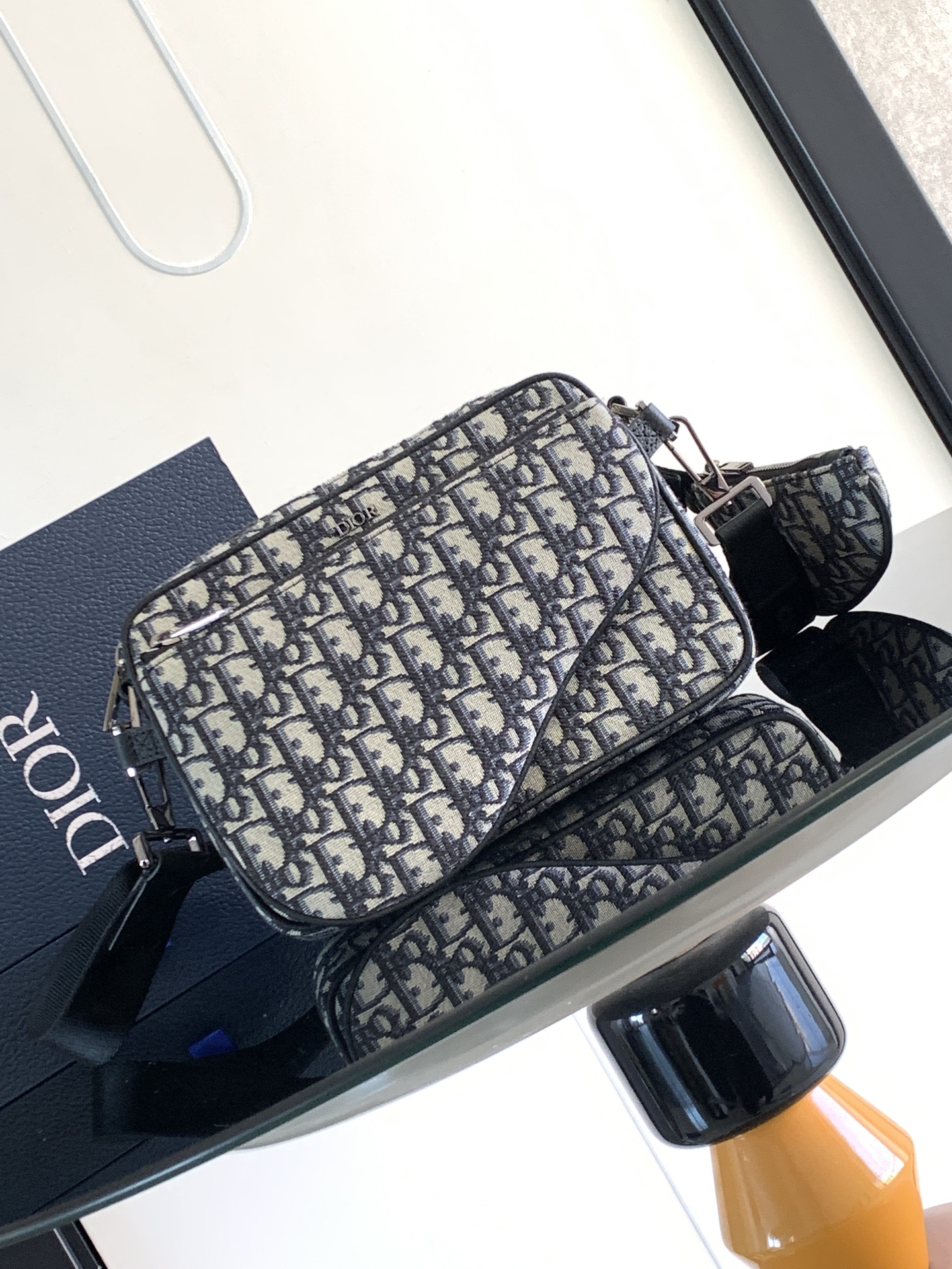 TOP Christian Dior Saddle Bag Oblique Print 23x16x4 cm - 4 Color
