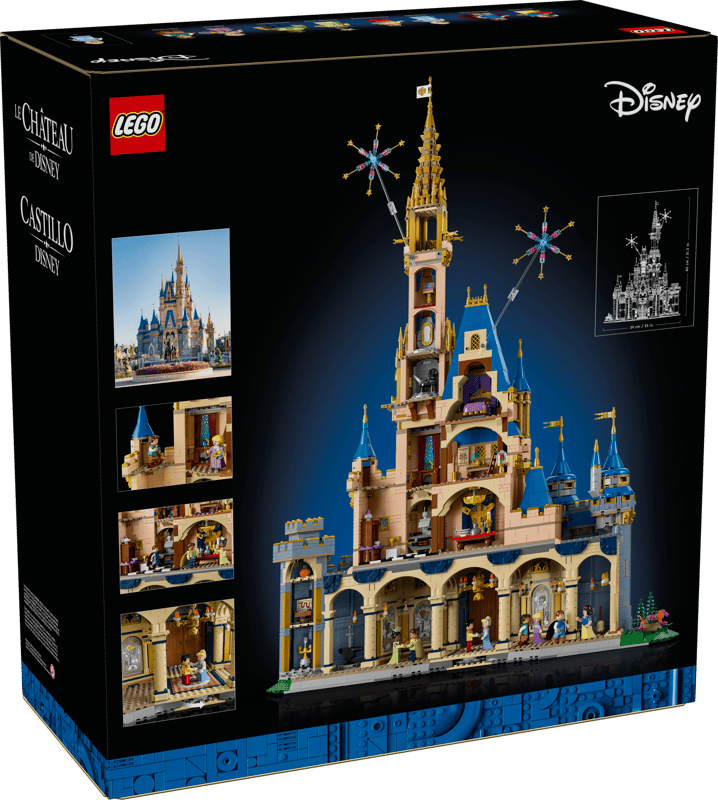 Magical Princess Castle Building Set – 4,000+ Pieces Collectors Edition 43222 thumbnail 2