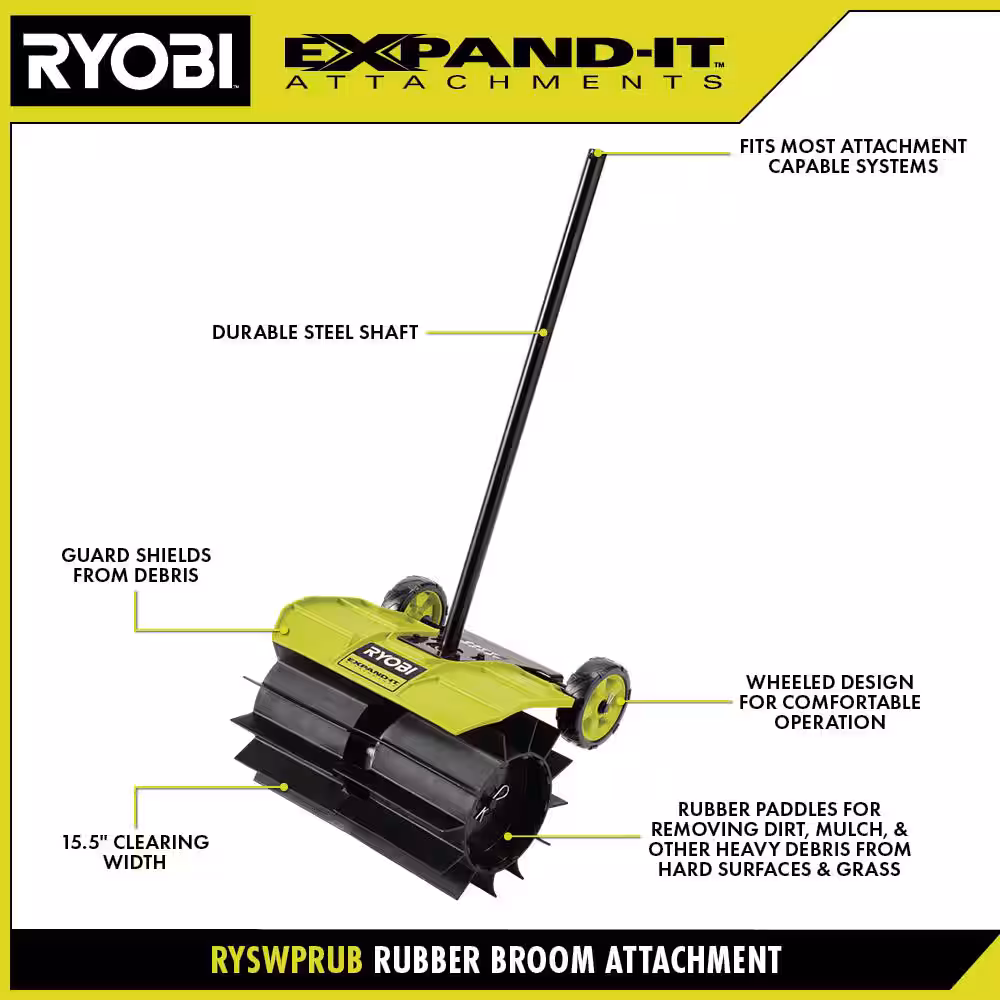 Expand-It Rubber Sweeper Attachment