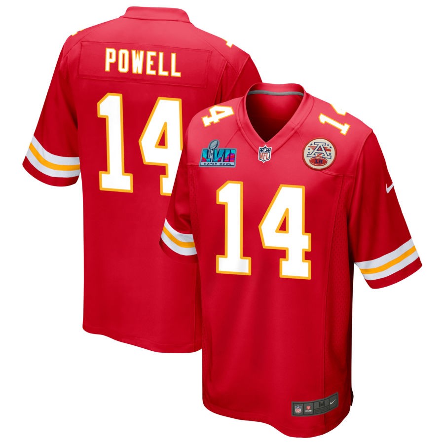 Cornell Powell Kansas City Chiefs  Super Bowl LVII Game Jersey - Red