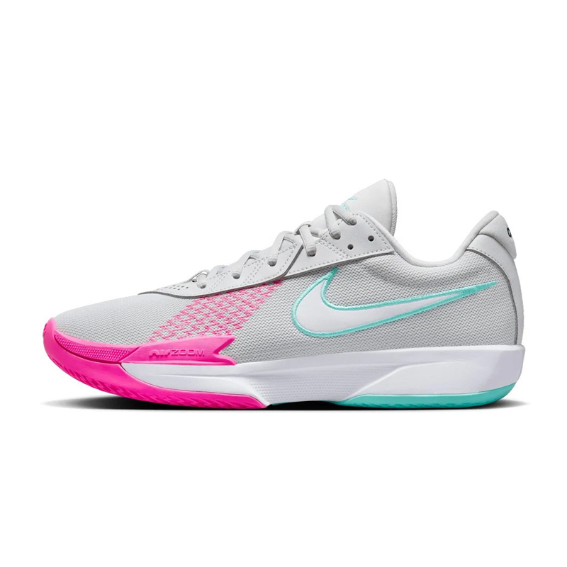 Nike Air Zoom GT Cut Academy Grey Pink Basketball Shoes For Men