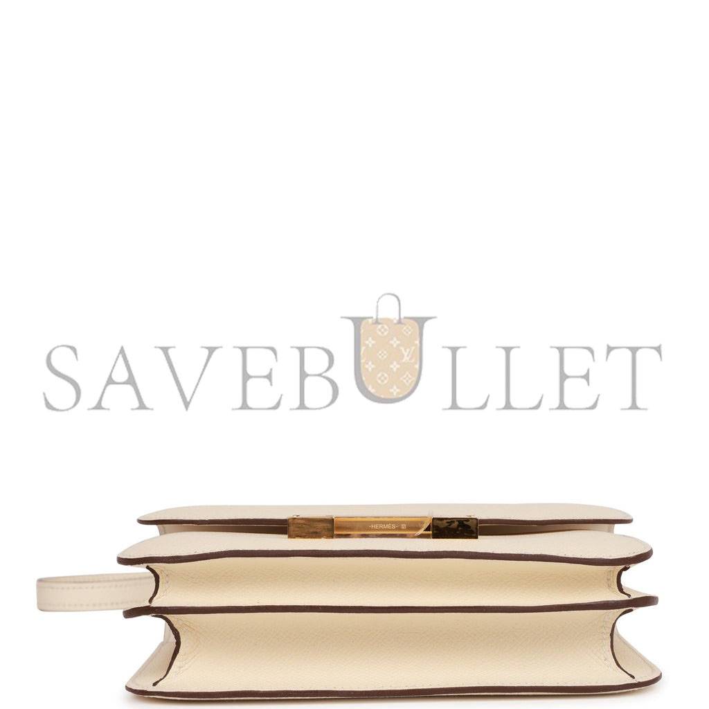 HERMES CONSTANCE 18 EPSOM GOLD HARDWARE (18*15*4cm)