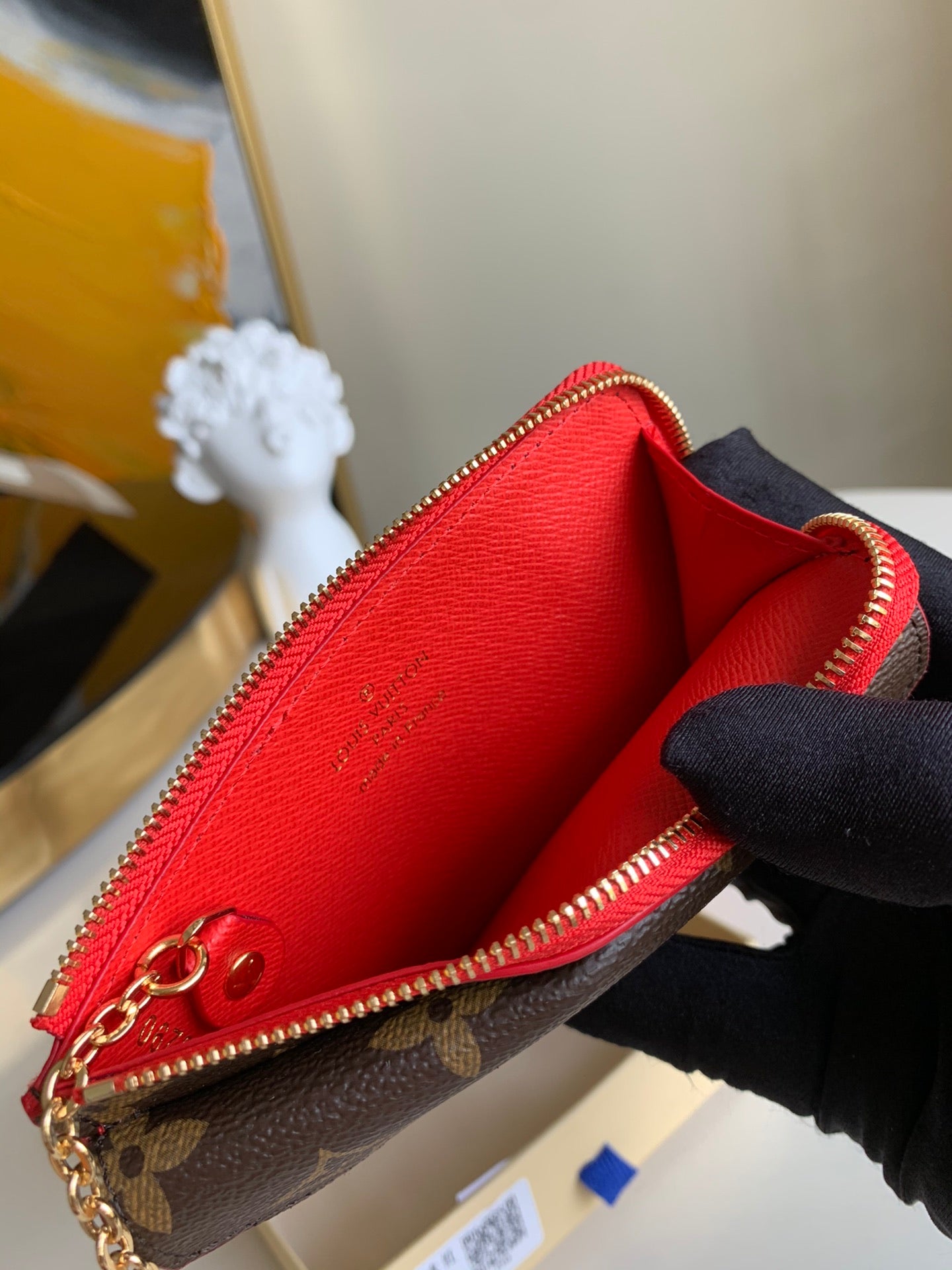 TOP Louis Vuitton LV LV Compact Key Wallet - Monogram