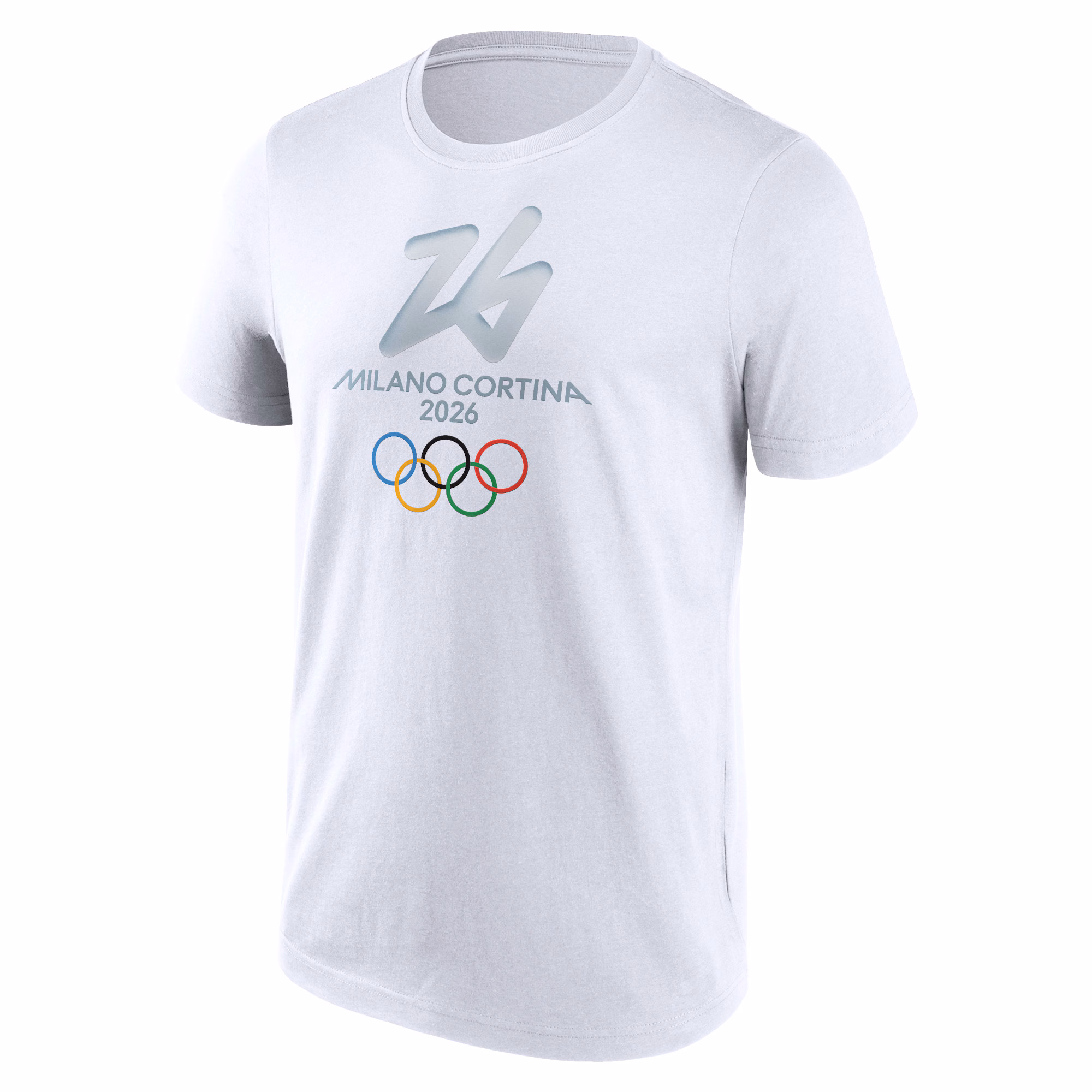 Milano Cortina 2026 Olympics Primary Logo Graphic T-Shirt - White