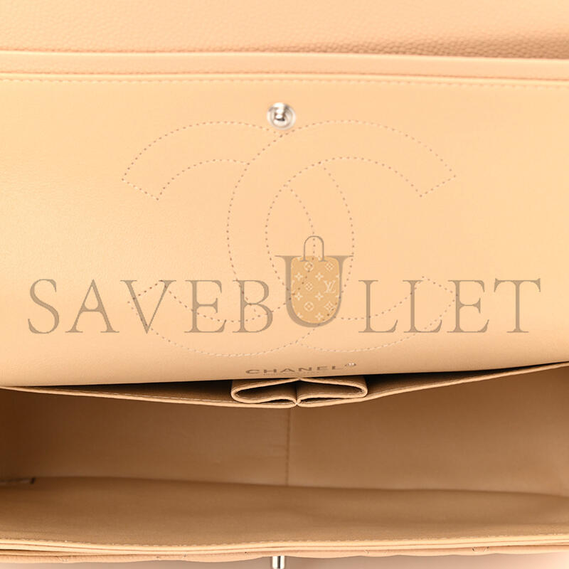 CHANEL MASTER CAVIAR QUILTED JUMBO DOUBLE FLAP (30*19*9cm)