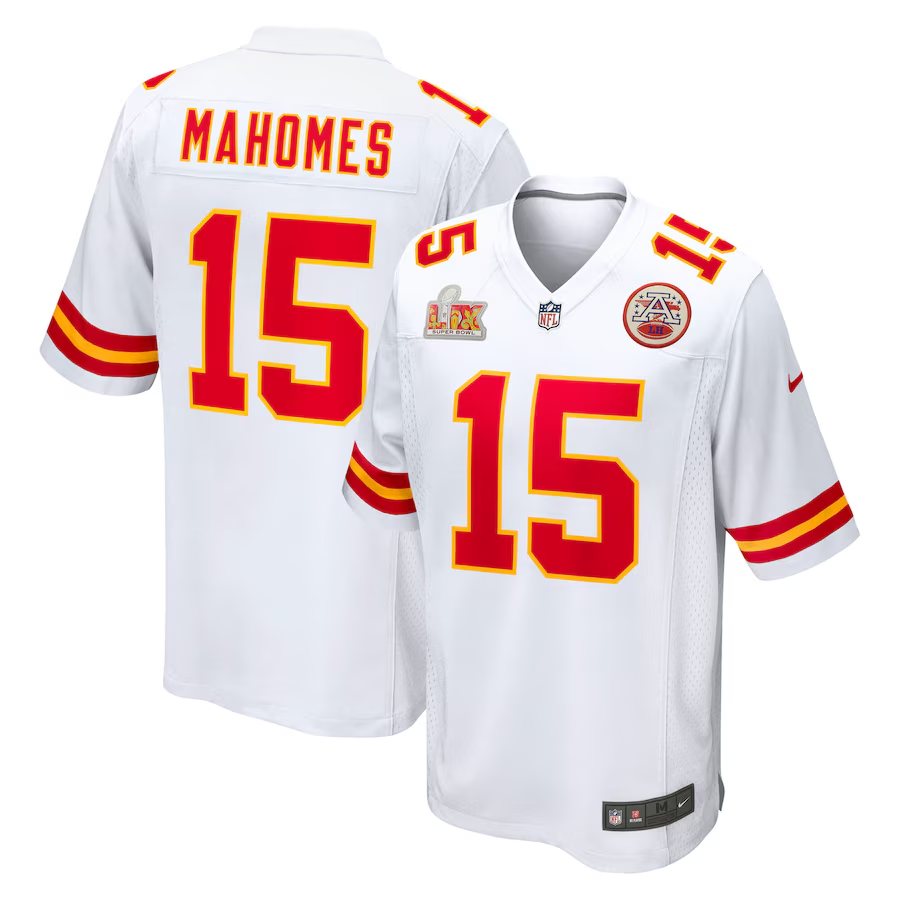 Kansas City Chiefs Patrick MahomesRed Super Bowl LIX Game Jersey